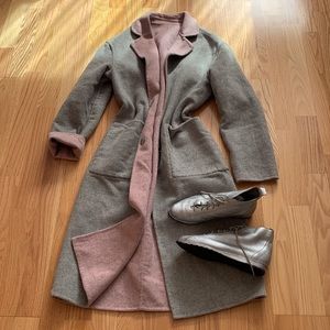Double face wool 2-in-1 coat EXTRA PICS